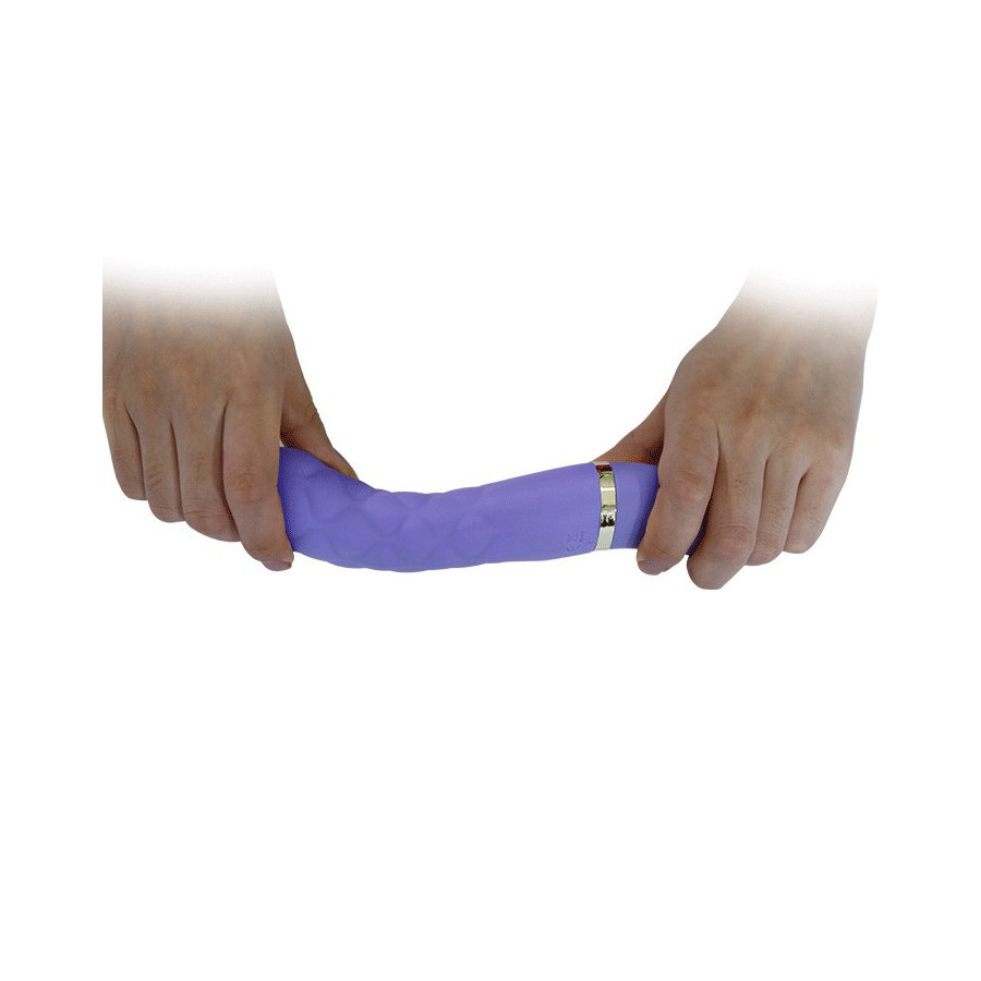 Vibromasseur Truda 19.5 x 3.5cm - Violet