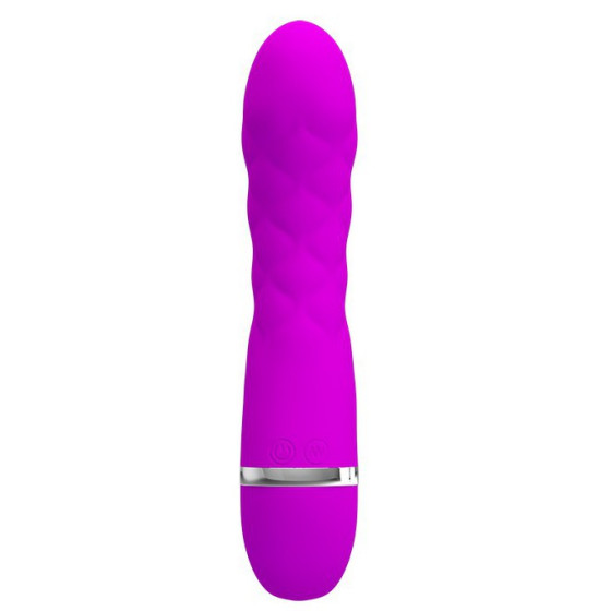 Vibromasseur design Truda 19.5 x 3.5cm - Violet