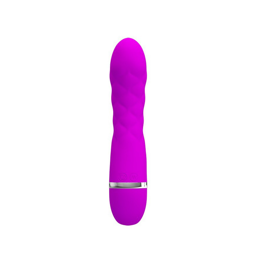 Vibromasseur design Truda 19.5 x 3.5cm - Violet