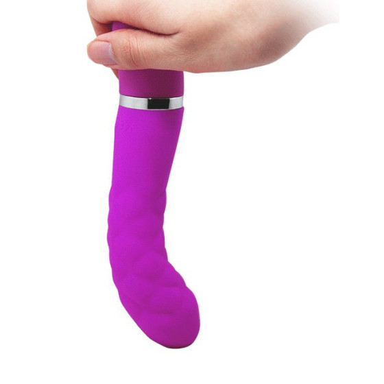 Vibromasseur design Truda 19.5 x 3.5cm - Violet