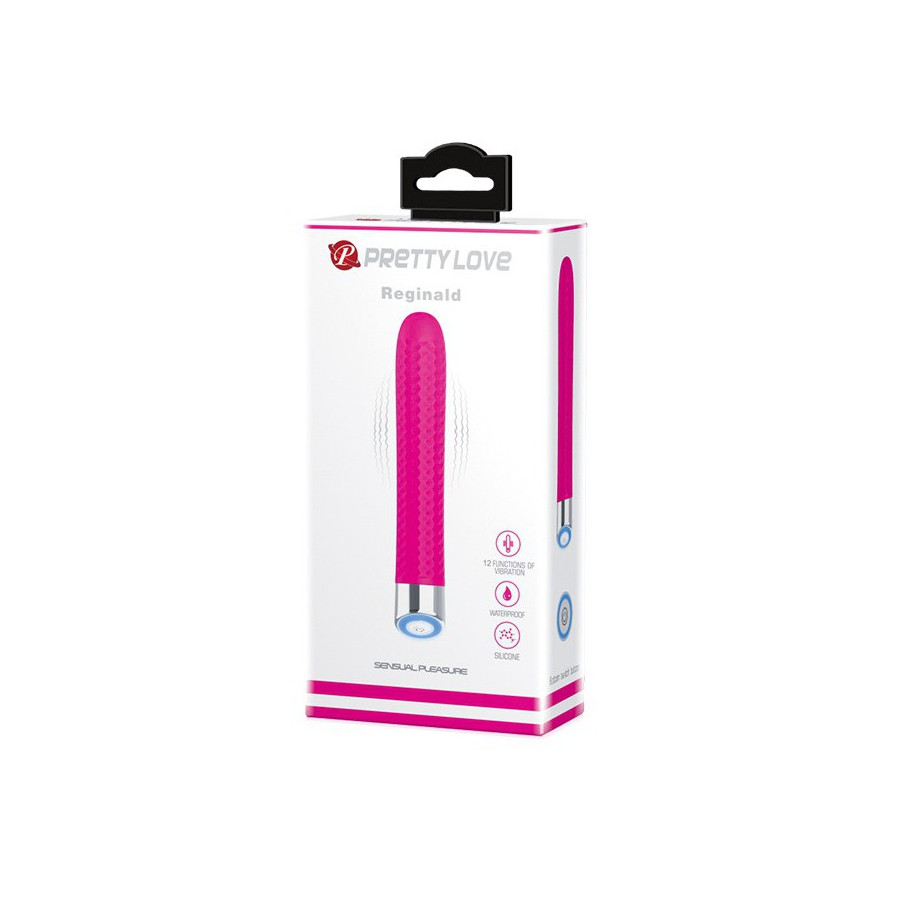 Vibromasseur Reginald 16.5 x 2.7 cm - Rose