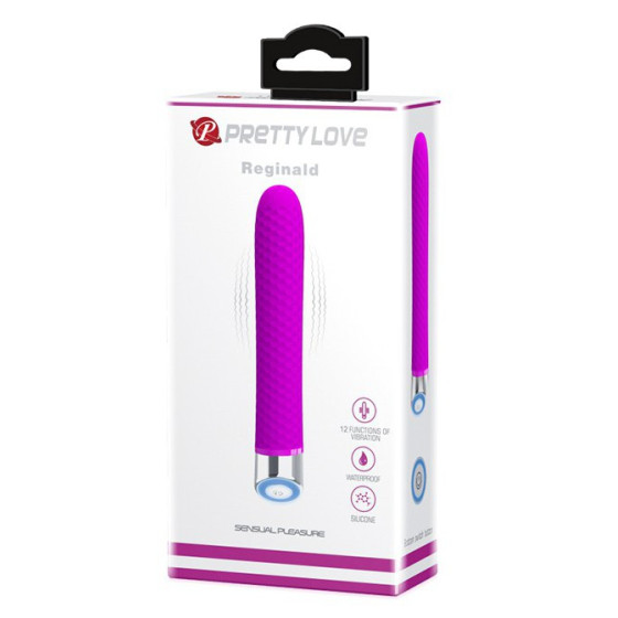Vibromasseur Reginald 16.5 x 2.7 cm - Violet 
