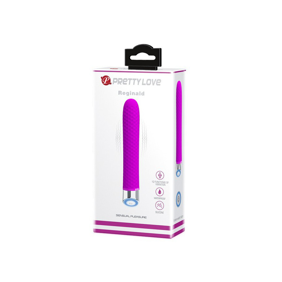 Vibromasseur Reginald 16.5 x 2.7 cm - Violet 