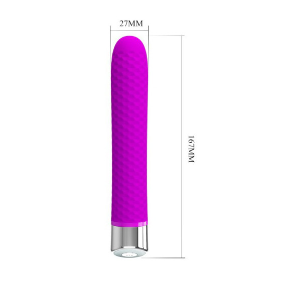 Vibromasseur Reginald 16.5 x 2.7 cm - Violet 
