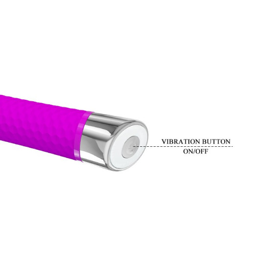 Vibromasseur Reginald 16.5 x 2.7 cm - Violet 
