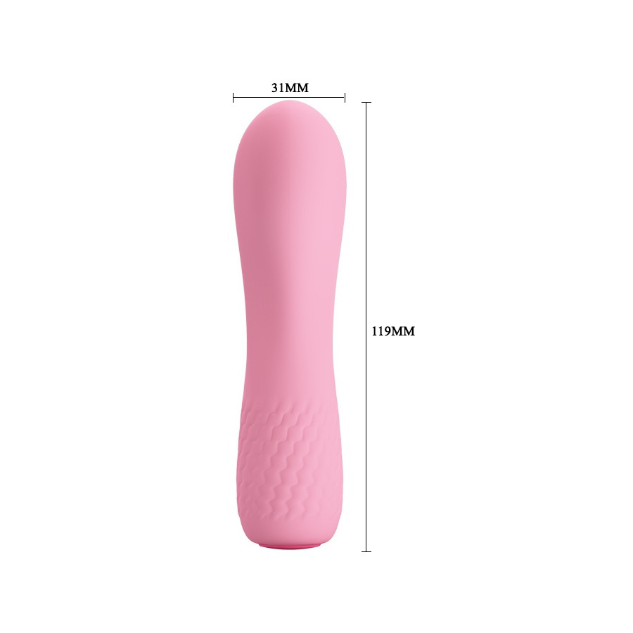 Vibro Alice Curve 12 x 3 cm Rose