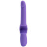 Gode avec poussée Pazuzu 15 x 3.5 cm Violet