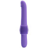 Gode avec poussée Pazuzu 15 x 3.5 cm Violet