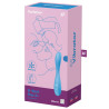 Vibro connecté G-SPOT FLEX 4+ Satisfyer 20cm Bleu