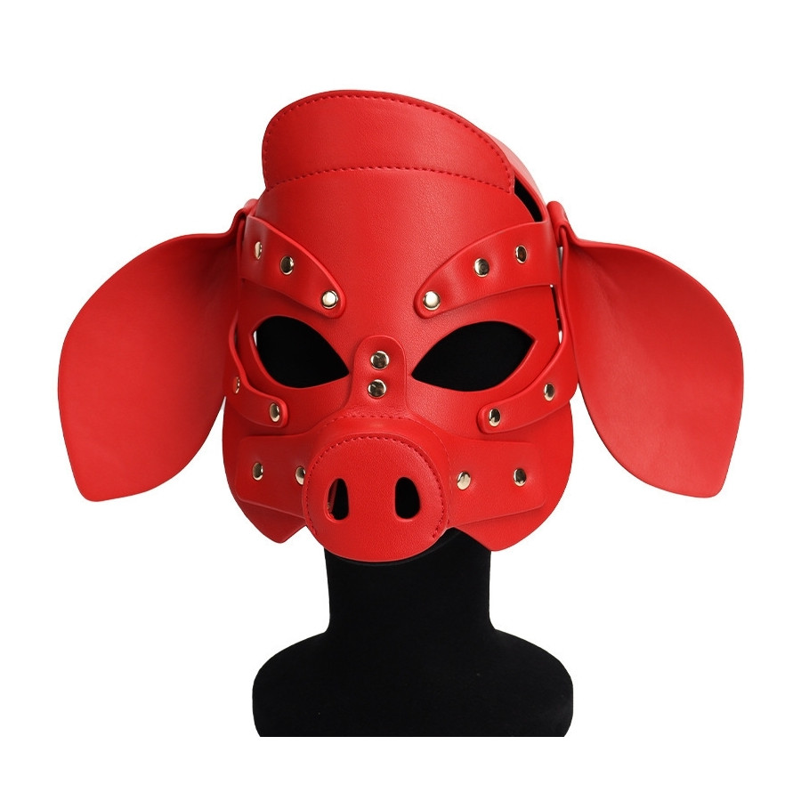 Masque Pig Grox Rouge