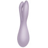 Stimulateur de clitoris vibrant Threesome 2 Satisfyer Violet