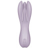 Stimulateur de clitoris vibrant Threesome 2 Satisfyer Violet