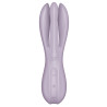 Stimulateur de clitoris vibrant Threesome 2 Satisfyer Violet