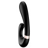 Stimulateur Point G connecté Heat Wave Satisfyer 14 x 3.5cm Noir