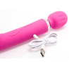Vibro Wand Double Fun 17.5 x 4.5cm Rose 