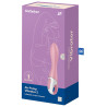 Vibro gonflable Air Pump Vibrator 2 Satisfyer 12 x 3.5cm Rose