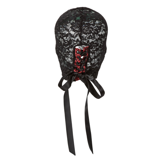 Scandal Corset Lace Hood Black