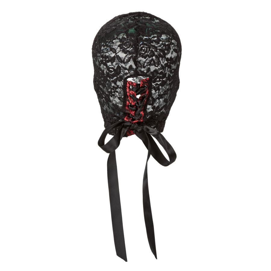 Scandal Corset Lace Hood Black