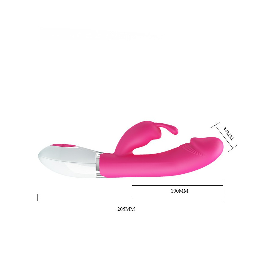 Vibro Rabbit Gene Voice Controle Rose