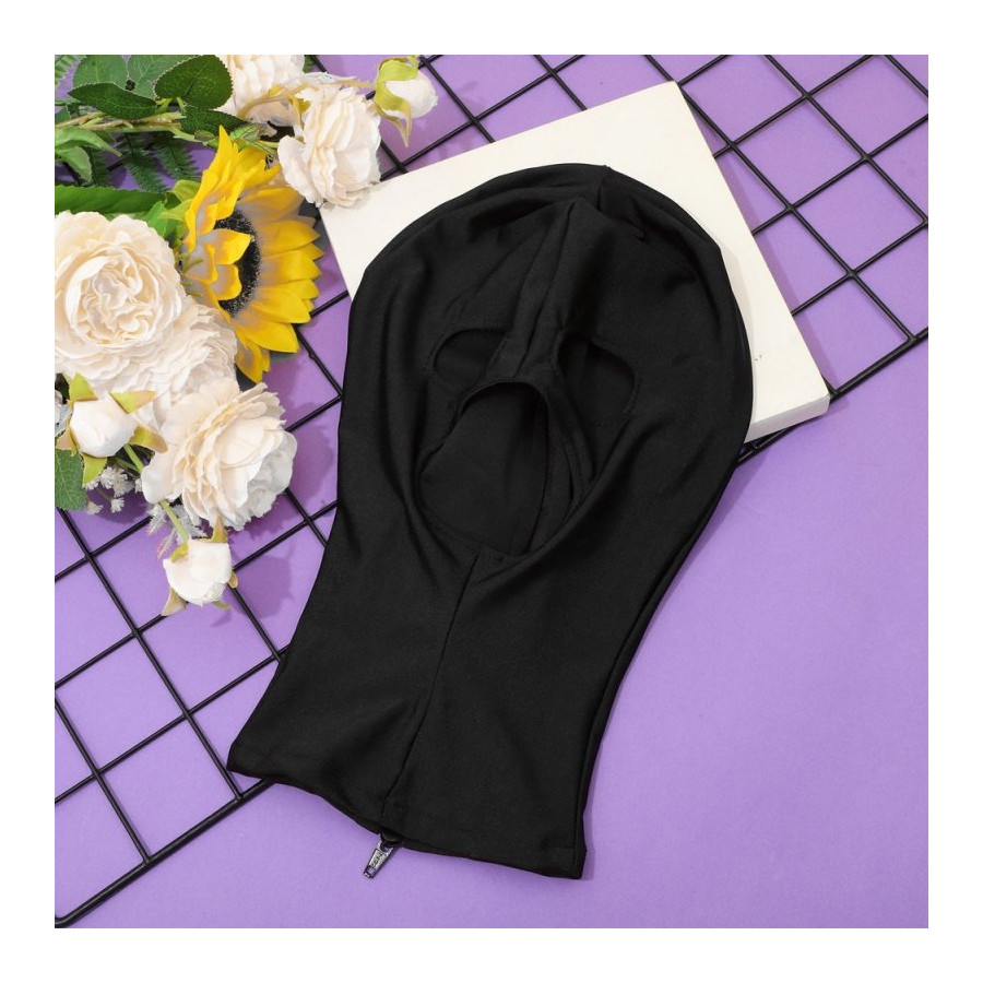 Cagoule avec zip Open n°2 Noire