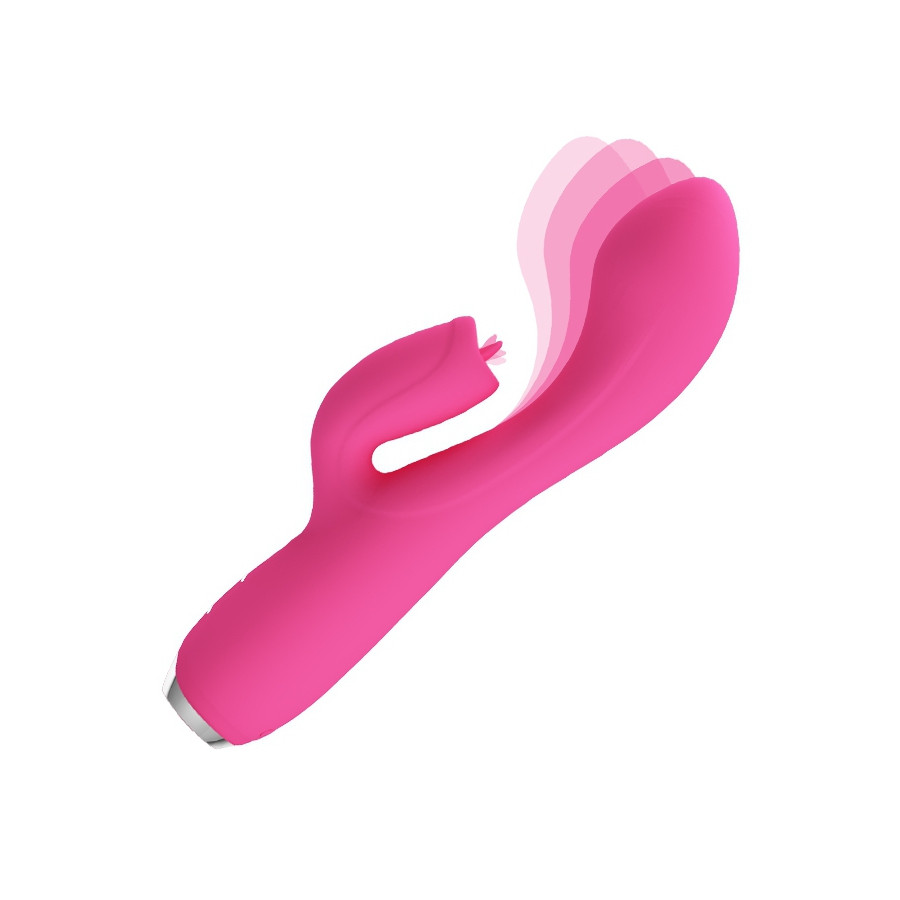 Vibro Rabbit Licking Doreen Pretty Love 12 x 3.8 cm Rose