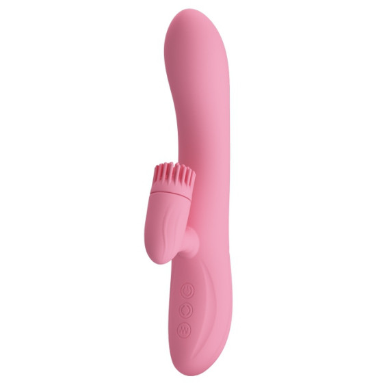Vibro Rabbit Chris Pretty Love 20 x 3.5 cm Rose