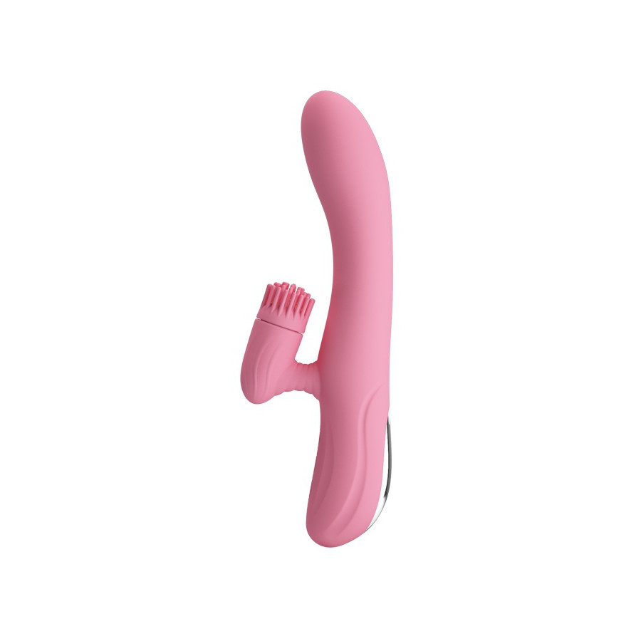Vibro Rabbit Chris Pretty Love 20 x 3.5 cm Rose