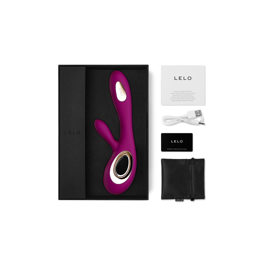 Vibromasseur SORAYA WAVE 22 x 3.8 cm Mauve