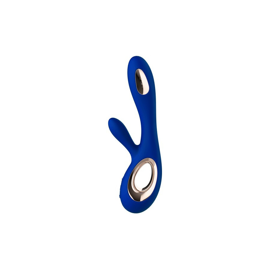 Vibromasseur Soraya Wave 22 x 3.8 cm Bleu nuit Vibromasseur Soraya Wave 22 x 3.8 cm Bleu nuit