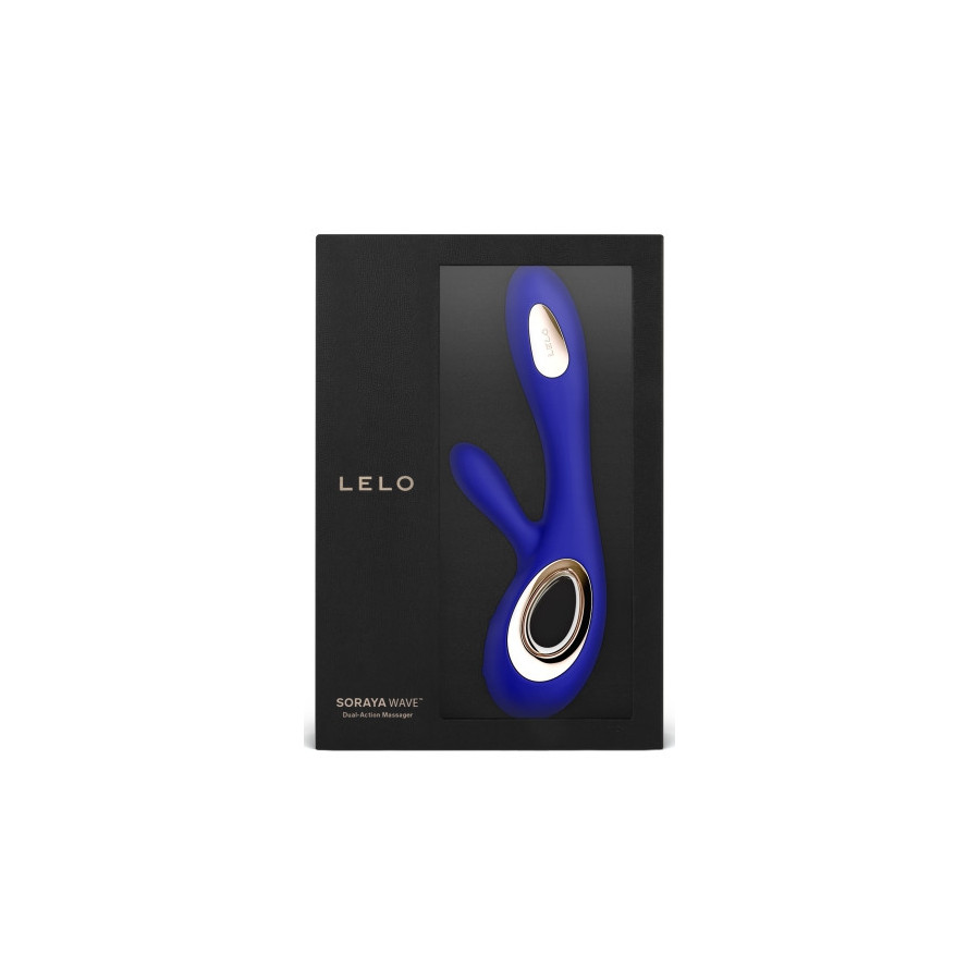 Vibromasseur Soraya Wave 22 x 3.8 cm Bleu nuit