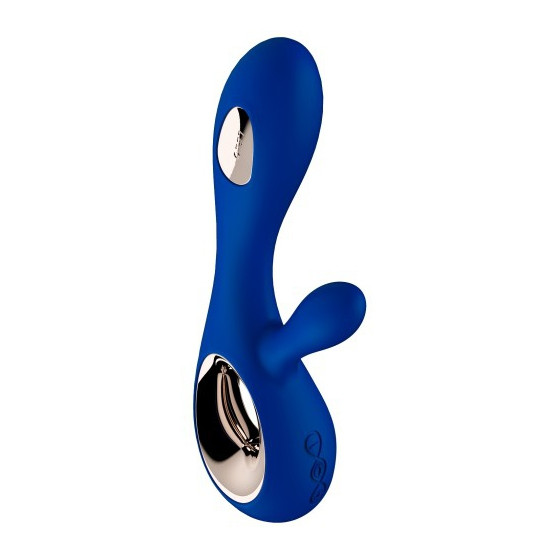 Vibromasseur Soraya Wave 22 x 3.8 cm Bleu nuit
