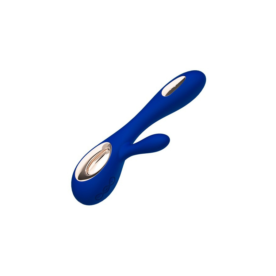 Vibromasseur Soraya Wave 22 x 3.8 cm Bleu nuit