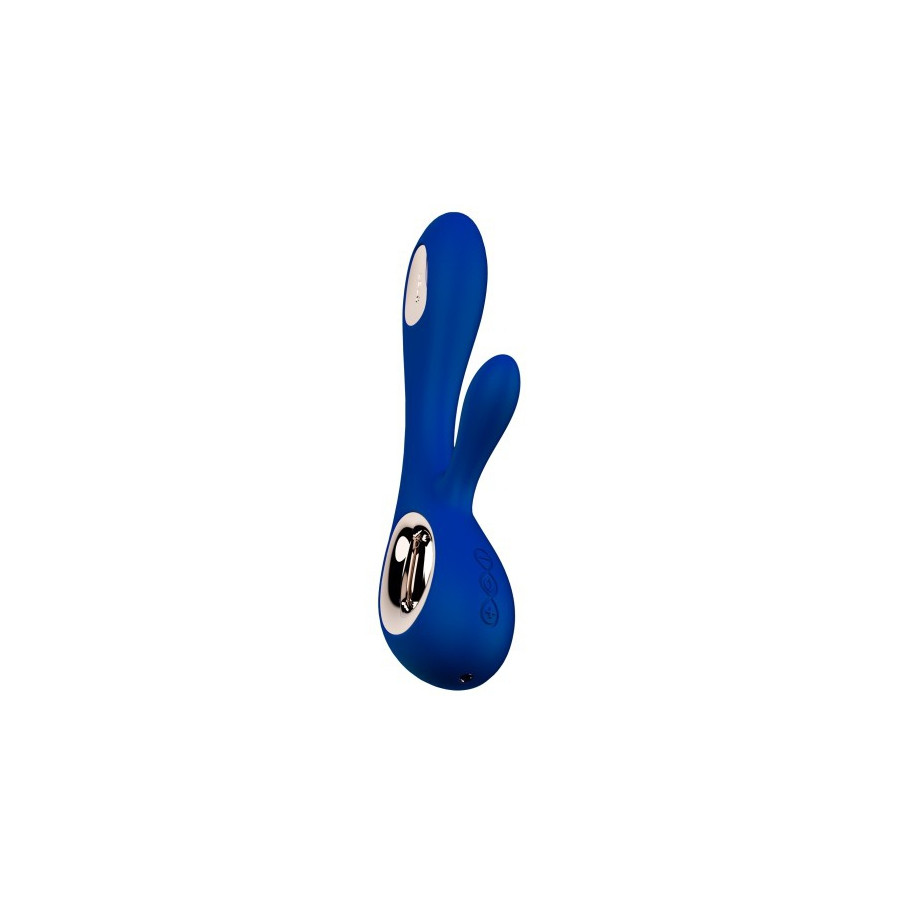 Vibromasseur Soraya Wave 22 x 3.8 cm Bleu nuit