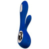Vibromasseur Soraya Wave 22 x 3.8 cm Bleu nuit