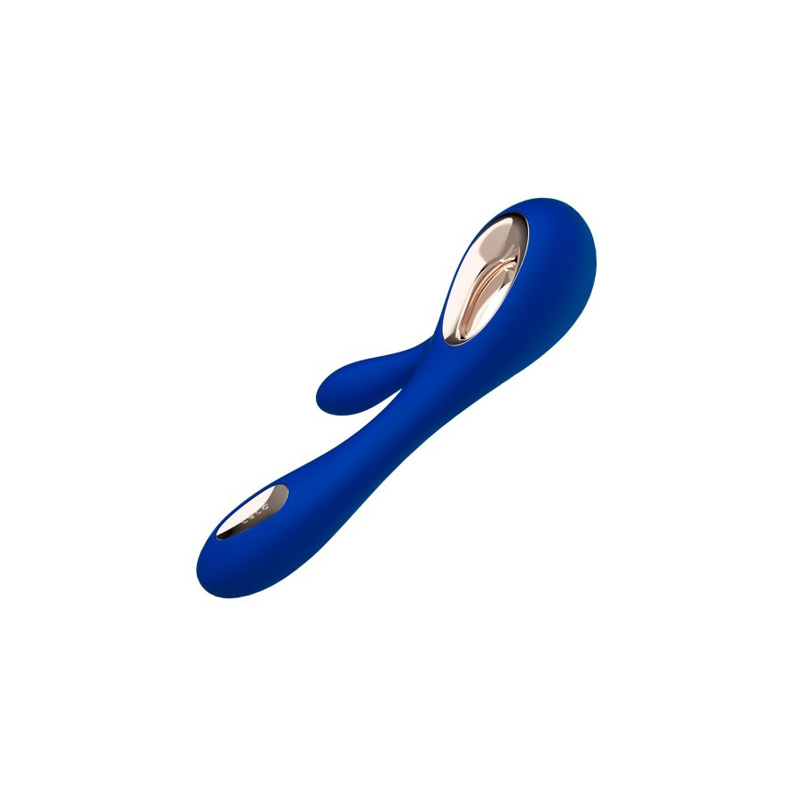 Vibromasseur Soraya Wave 22 x 3.8 cm Bleu nuit