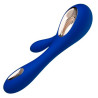 Vibromasseur Soraya Wave 22 x 3.8 cm Bleu nuit
