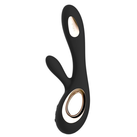 Vibromasseur Soraya Wave 22 x 3.8 cm Noir