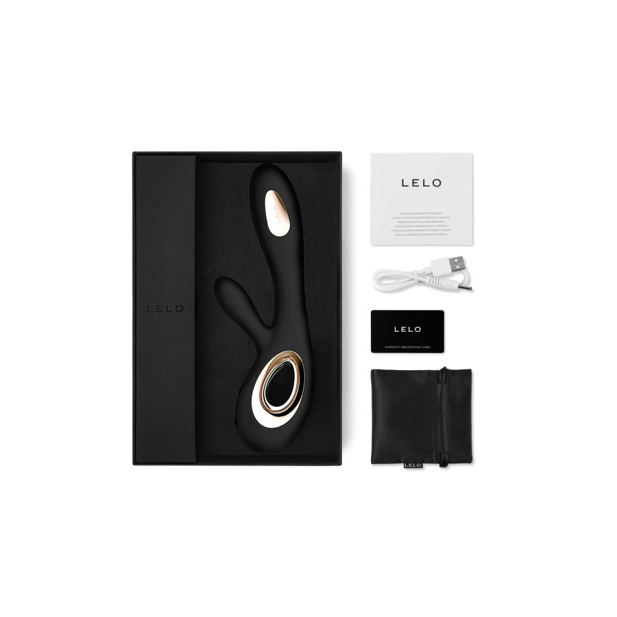 Vibromasseur Soraya Wave 22 x 3.8 cm Noir