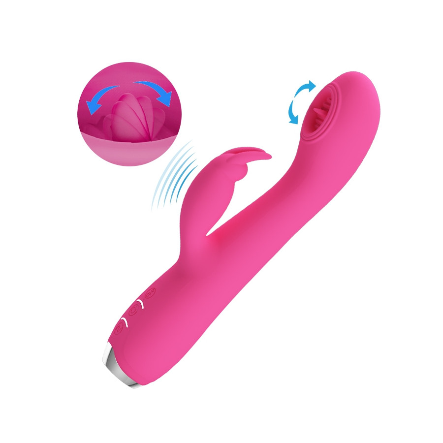 Vibro Rabbit Licking Rachel 11 x 3.5cm Vibro Rabbit Licking Rachel 11 x 3.5cm