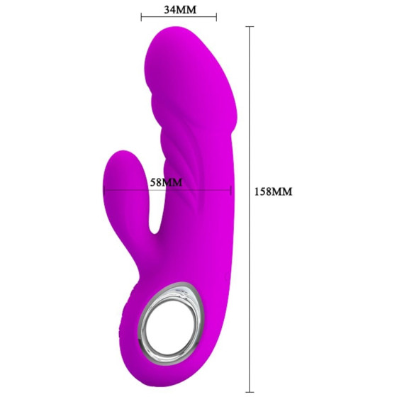 Vibro Rabbit Ansel Pretty Love 16 x 3.4cm
