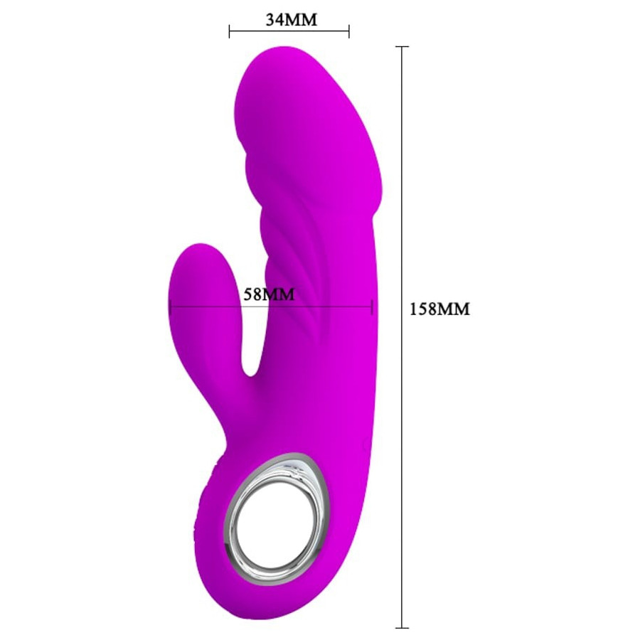 Vibro Rabbit Ansel Pretty Love 16 x 3.4cm