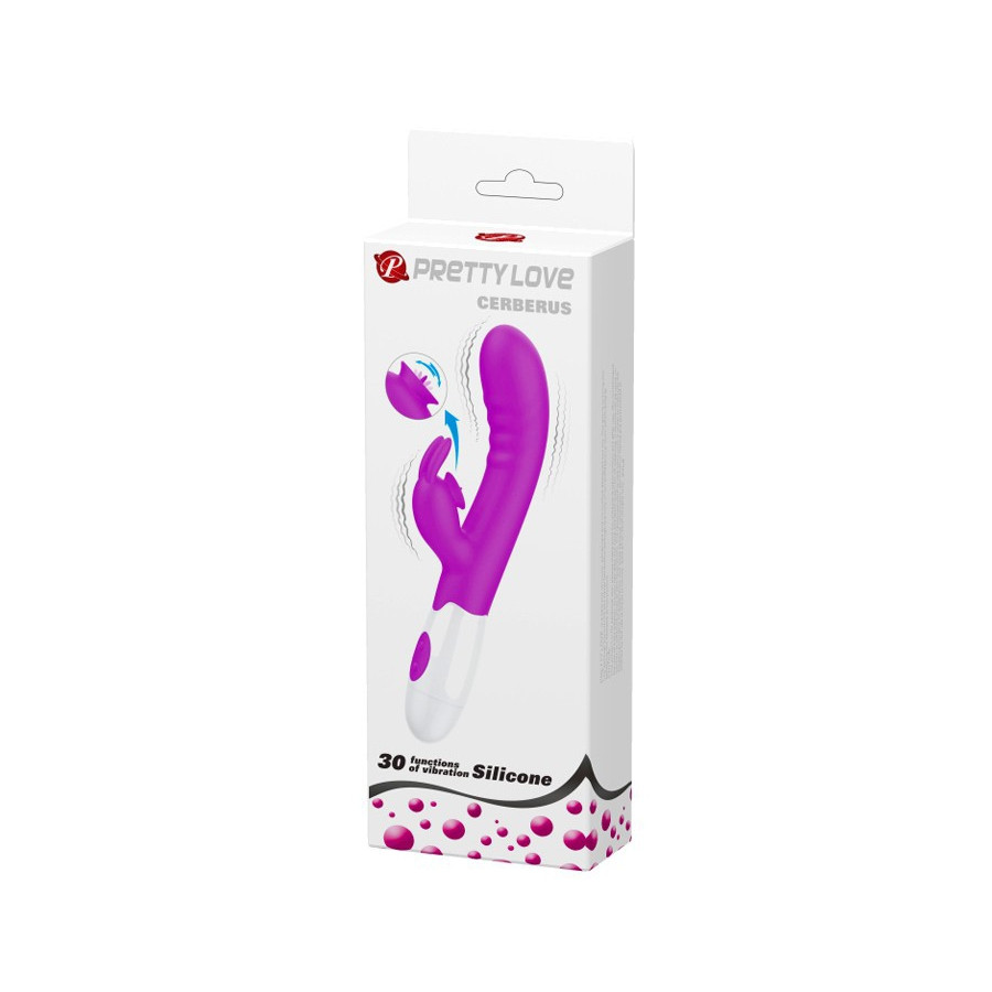 Vibro Rabbit Cerberus Pretty Love 21cm Violet