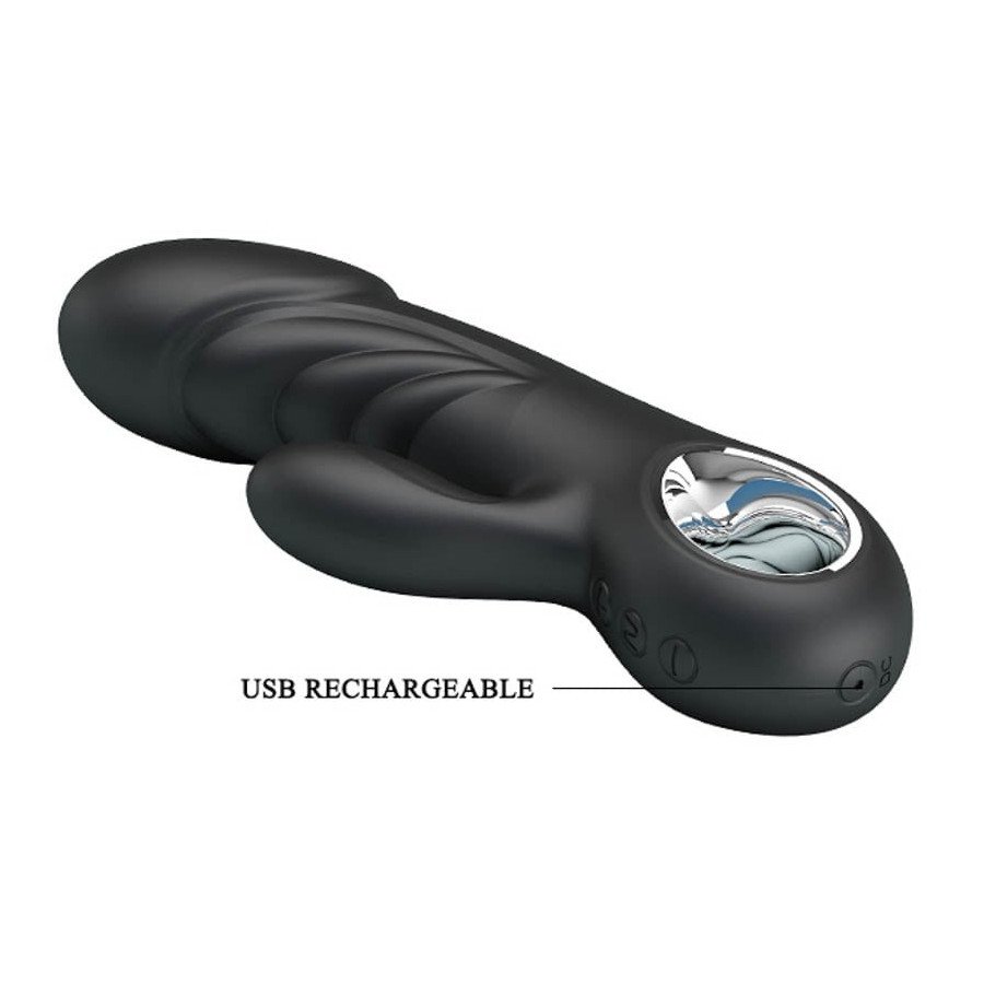 Vibromasseur Ansel Pretty Love 16cm Noir