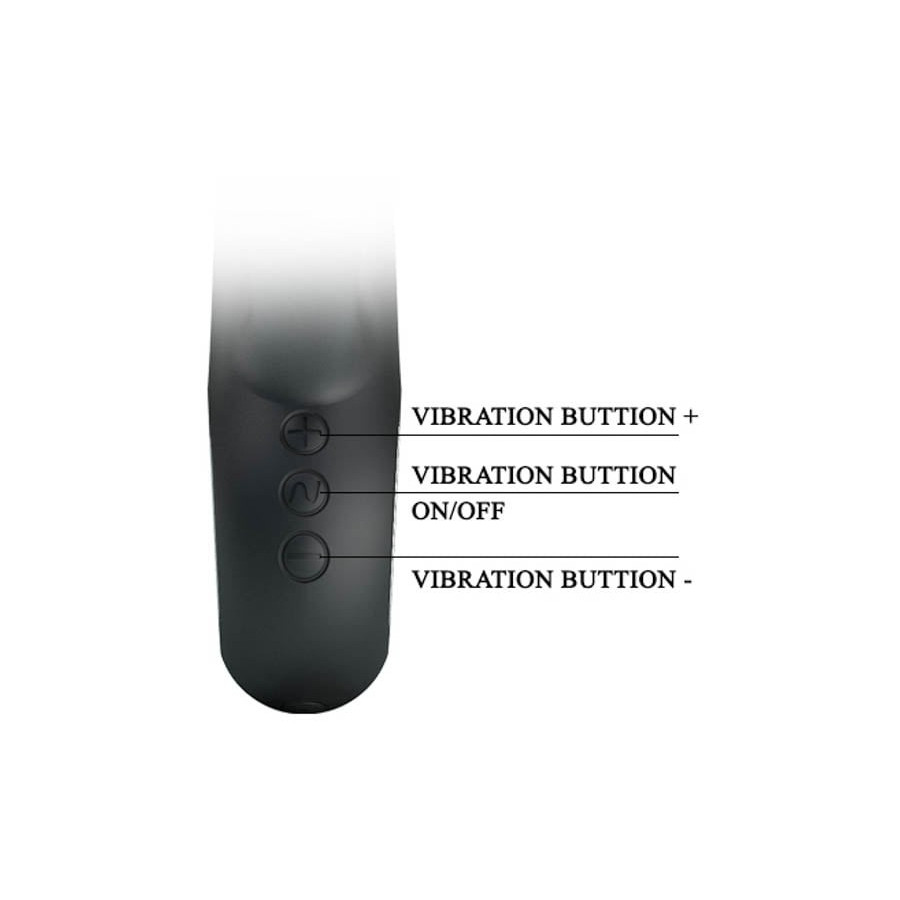 Vibromasseur Ansel Pretty Love 16cm Noir