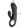 Vibromasseur Ansel Pretty Love 16cm Noir