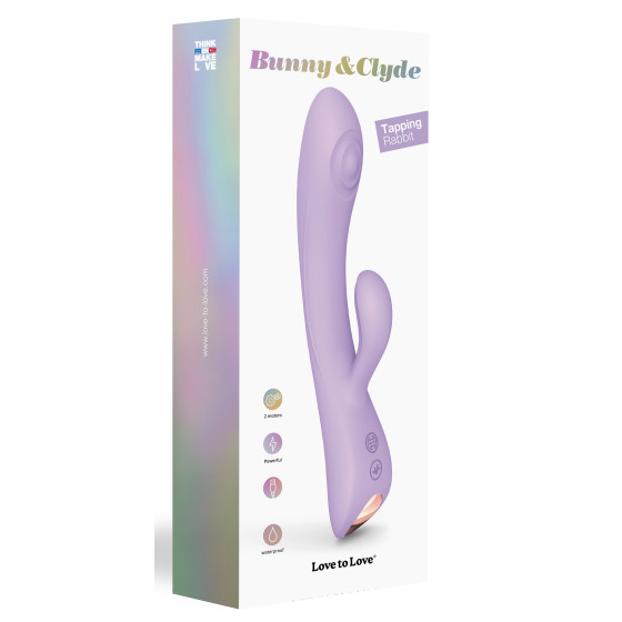 Vibro Rabbit Bunny & Clyde Love to Love 22cm Mauve