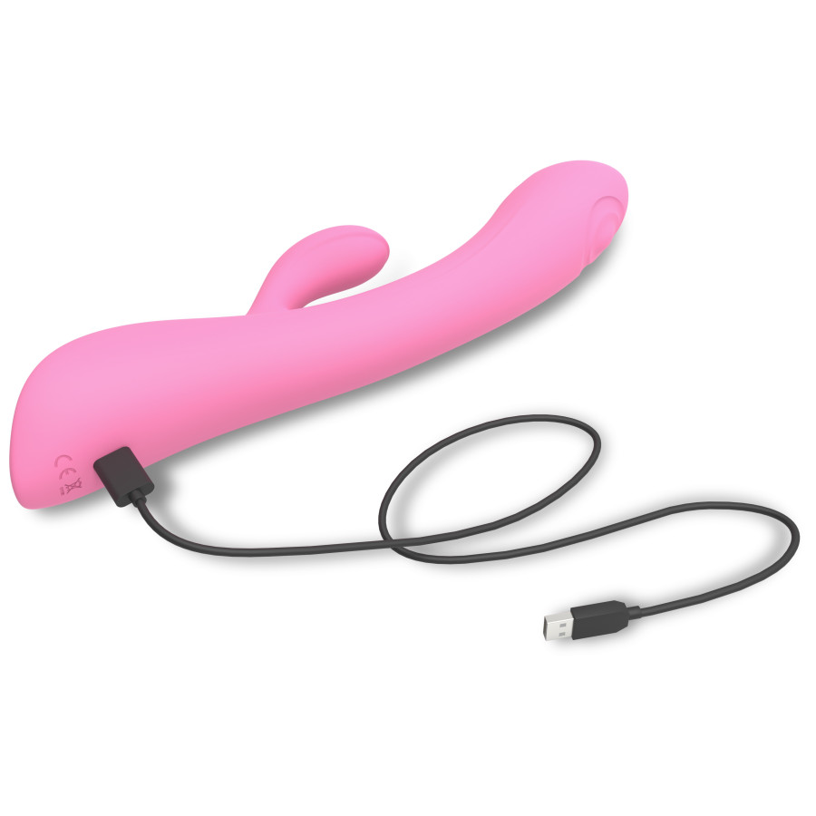 Vibro Rabbit Bunny & Clyde Love to Love 22cm Rose
