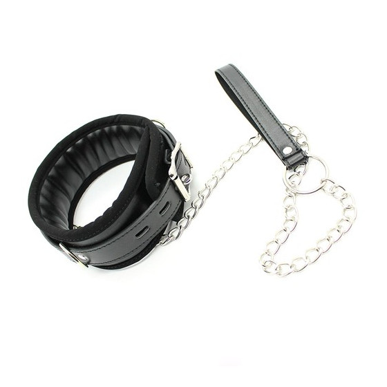 Collier Laisse Confort Noir