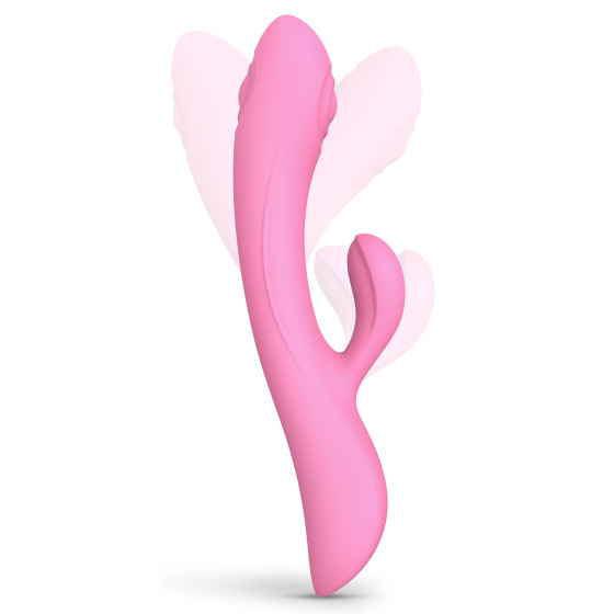Vibro Rabbit Bunny & Clyde Love to Love 22cm Rose