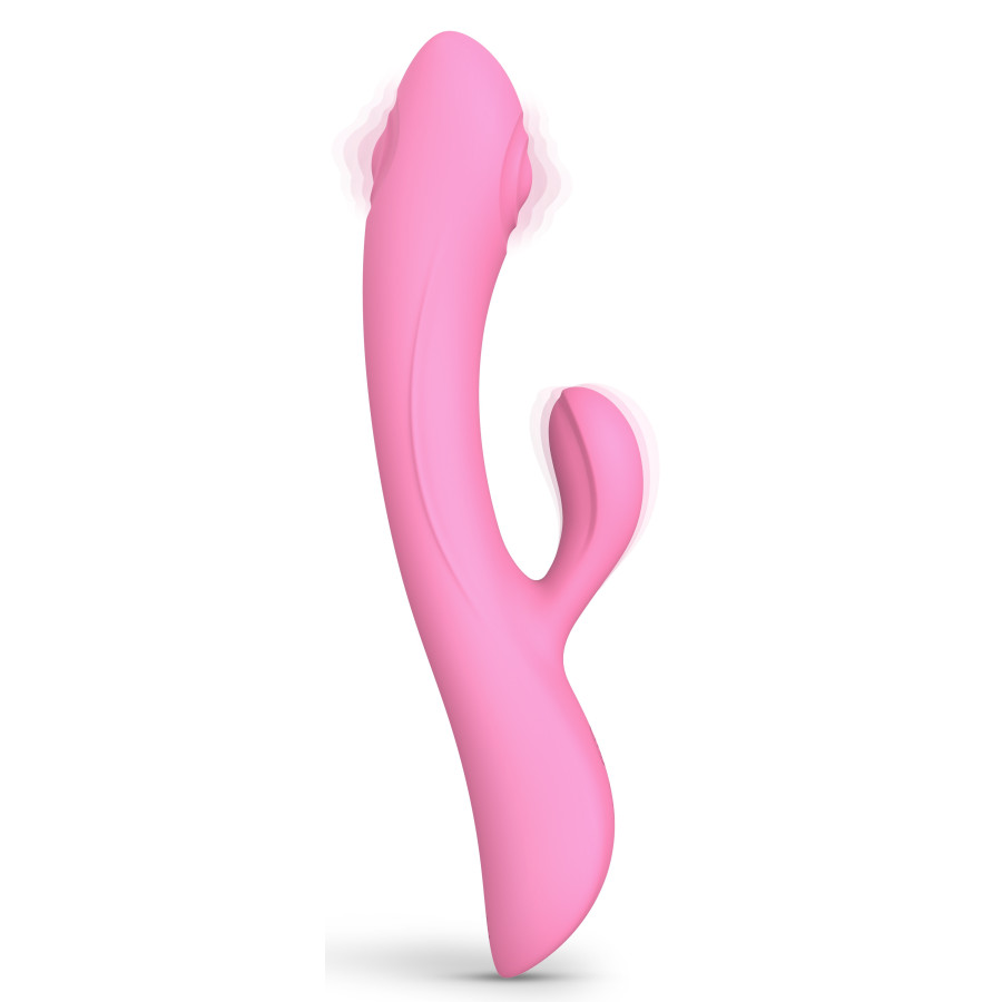 Vibro Rabbit Bunny & Clyde Love to Love 22cm Rose